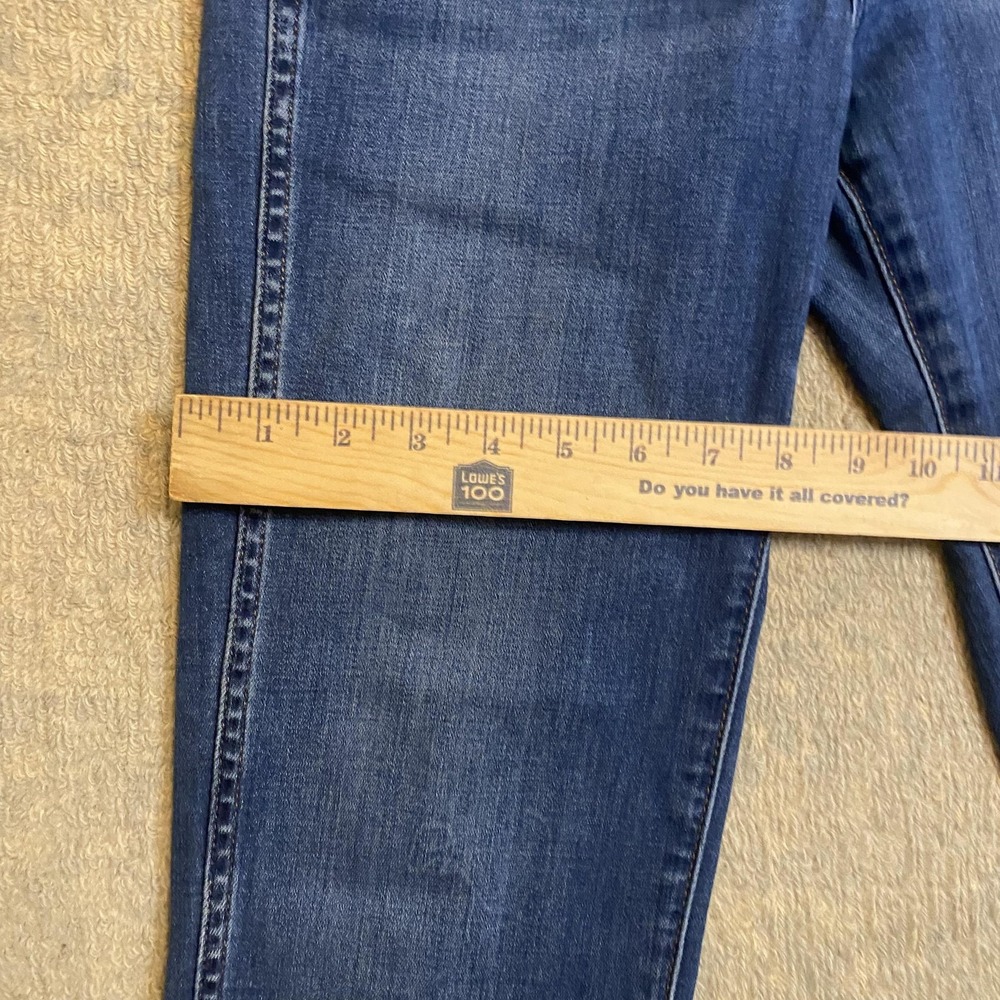 Madewell Mid-Rise Stovepipe Jeans Womens 26 Medium Wash Blue Slim Stretch Denim - Picture 8 of 14